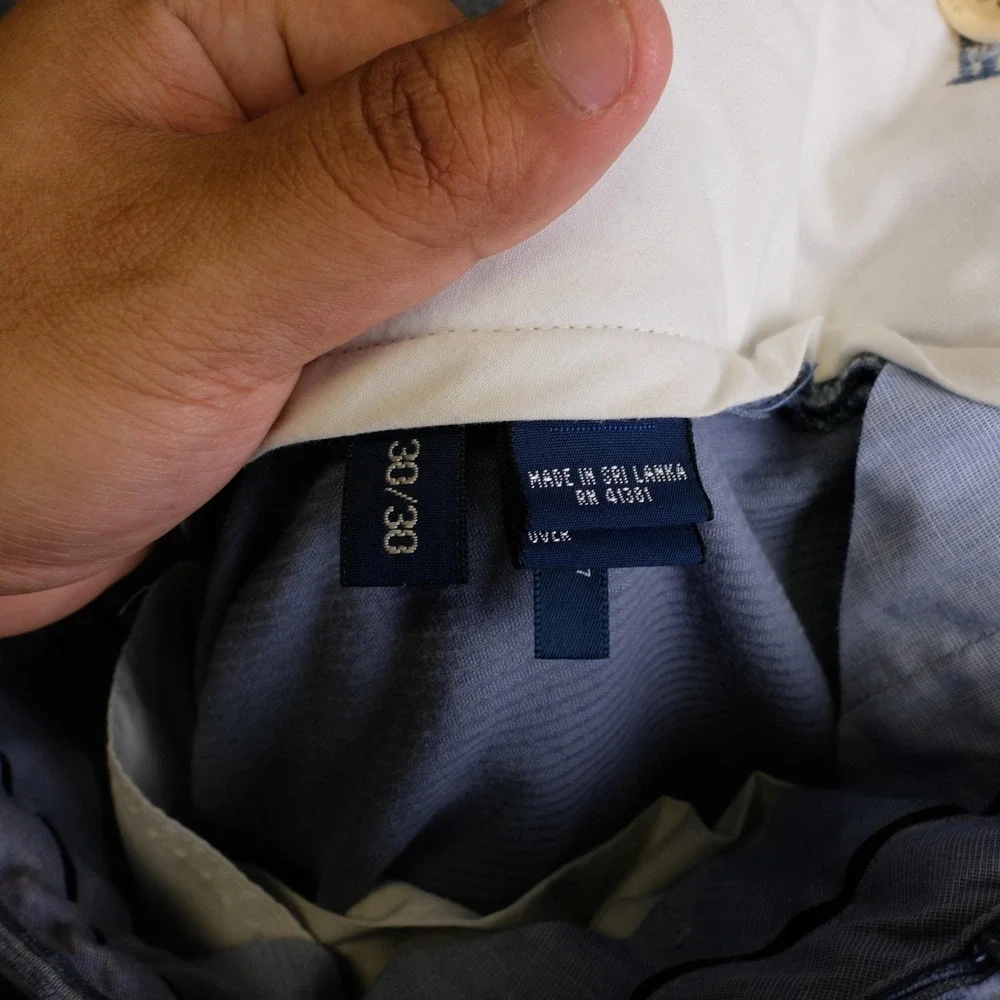 Polo Ralph Lauren Pants Mens 30x30 Blue Corduroy Polo Golf Stretch Straight‎ Leg